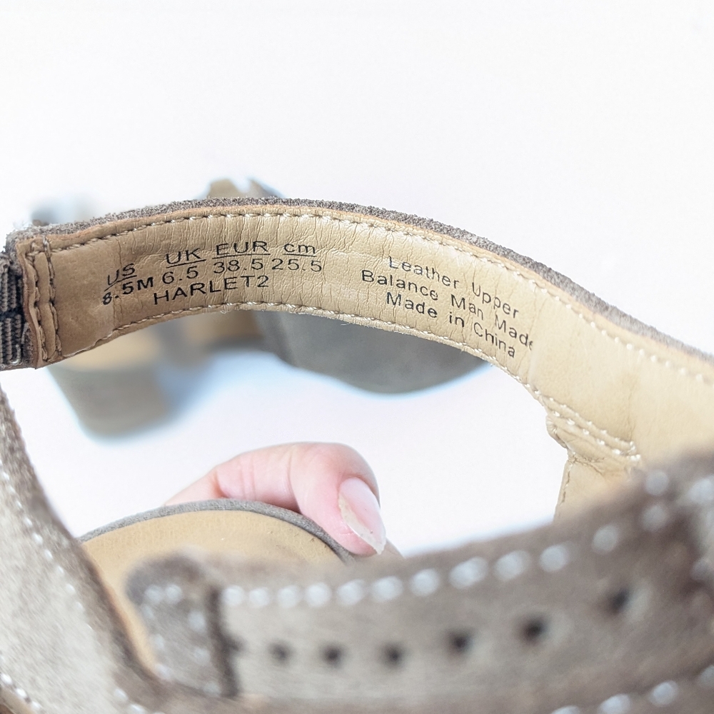 Franco Sarto Suede Harlet Sandals - Picture 12 of 16